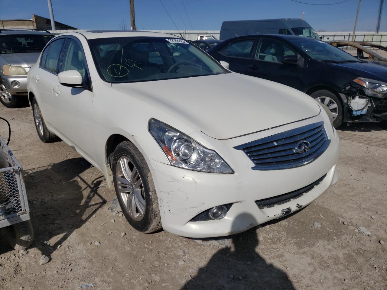 INFINITI G37 2013 with VIN JN1CV6AR2DM354084 - Photo from auction