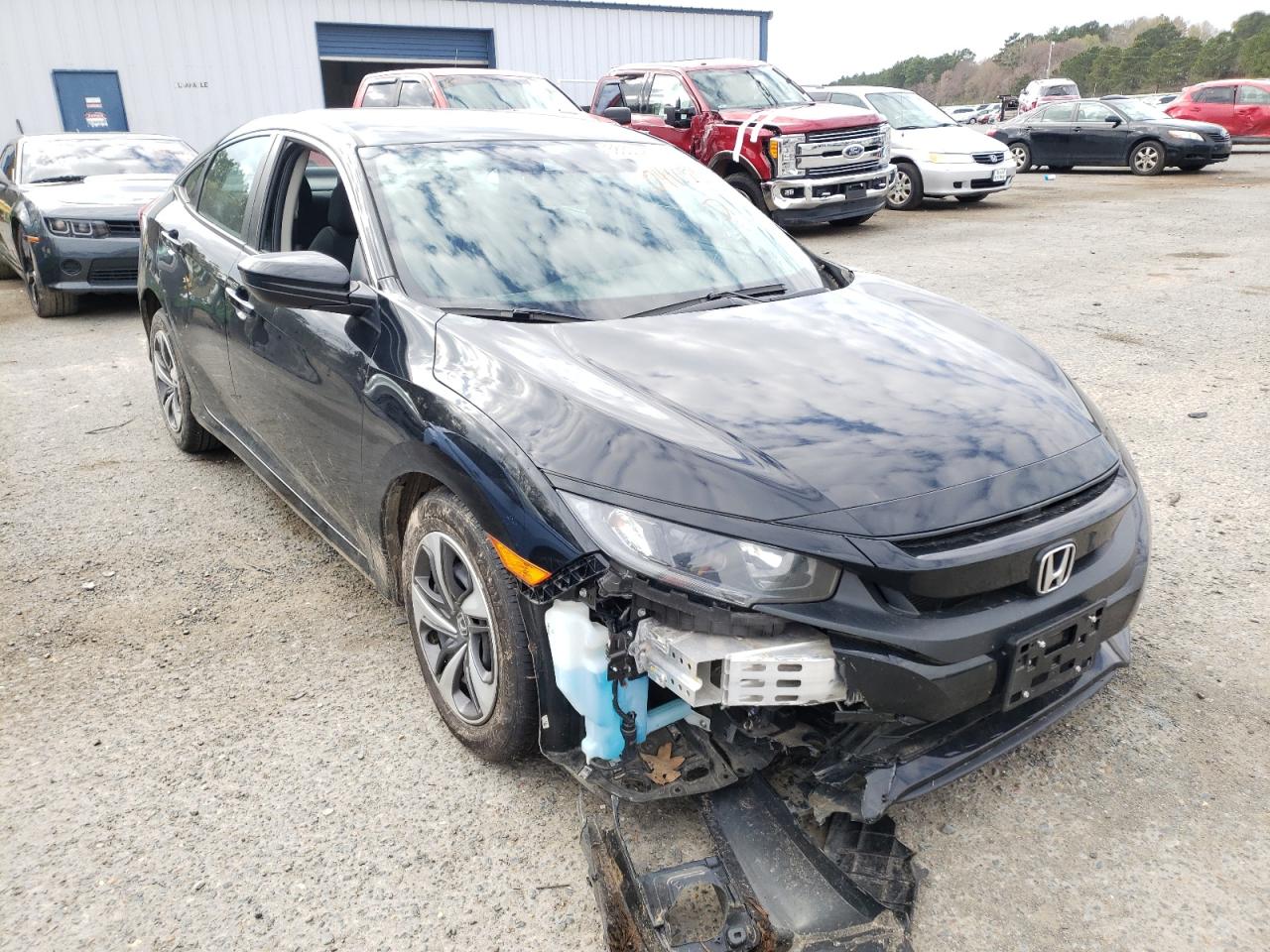 HONDA CIVIC LX 2019 with VIN 19XFC2F60KE041053 - Photo from auction