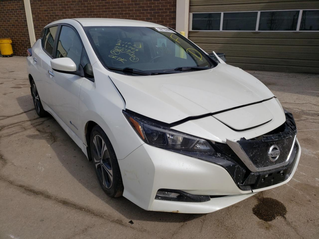 Photo 1 from auction – 2018 NISSAN LEAF S with VIN 1N4AZ1CP1JC305182
