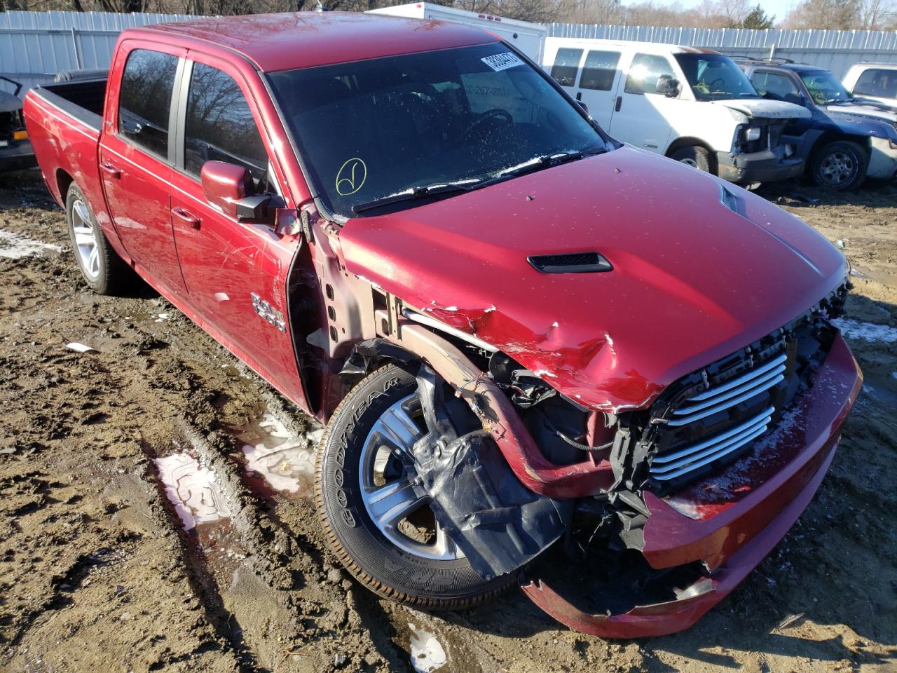 Photo 1 from auction – 2015 RAM 1500 SPORT with VIN 1C6RR7MT3FS684234