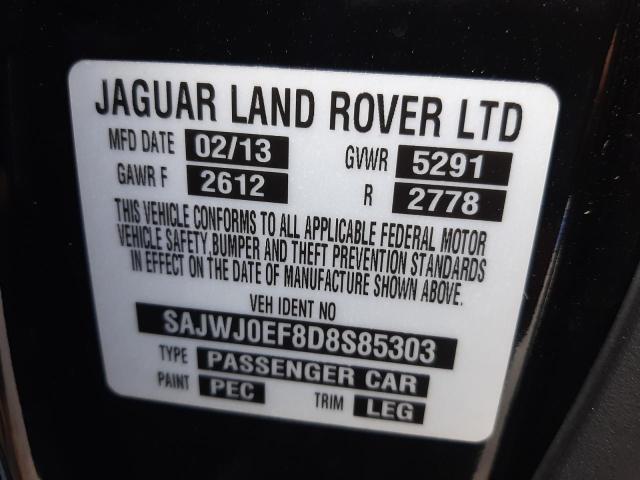 Photo 10 from auction – 2013 JAGUAR XF with VIN SAJWJ0EF8D8S85303
