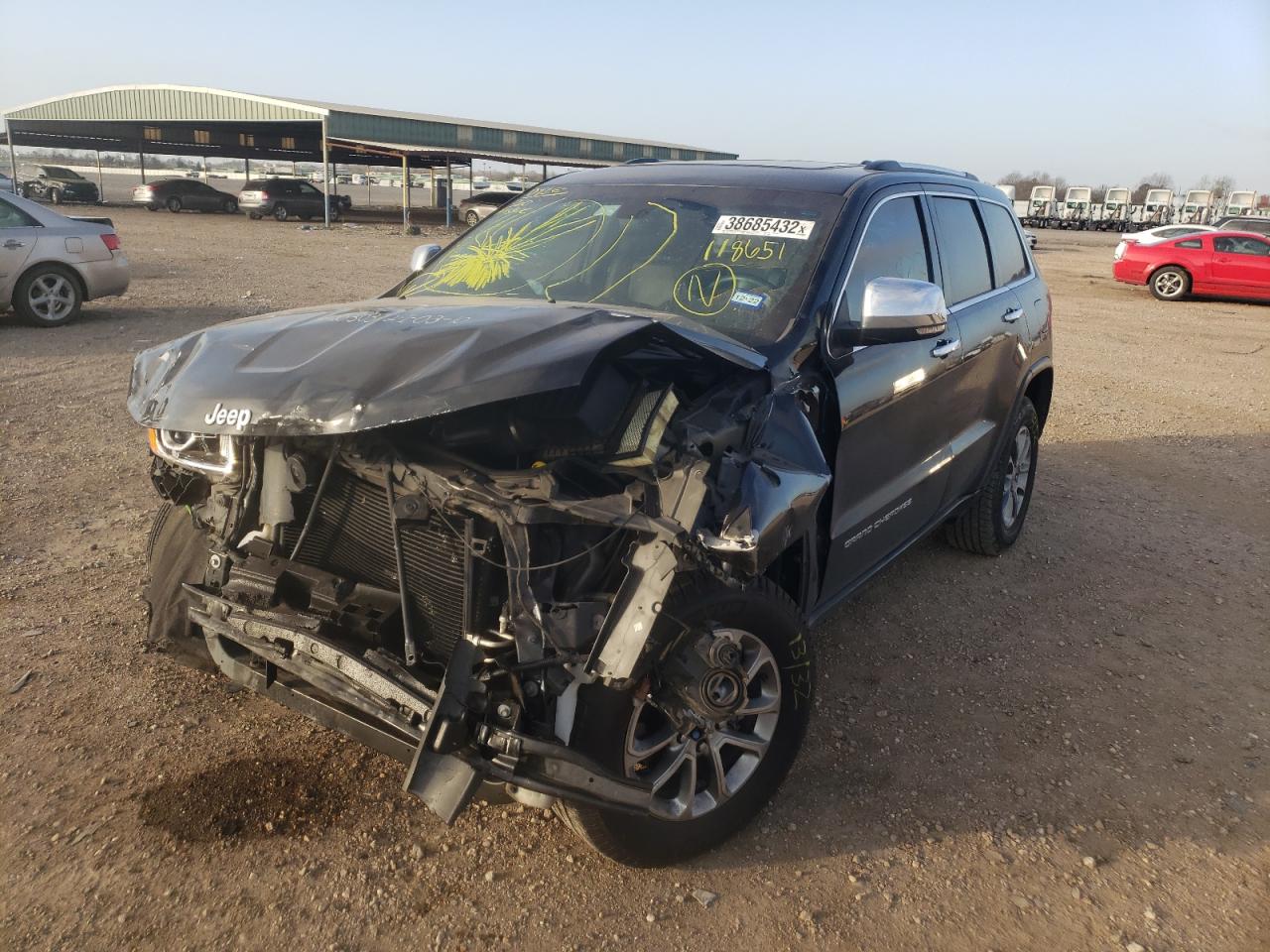 Photo 2 from auction – 2015 JEEP GRAND CHER with VIN 1C4RJEBG0FC118651