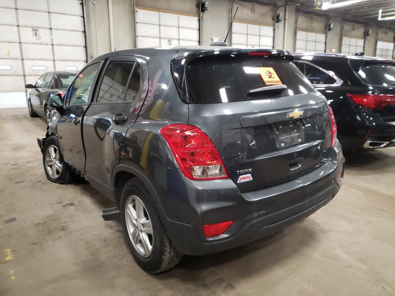 Photo 3 from auction – 2019 CHEVROLET TRAX LS with VIN 3GNCJKSBXKL402903
