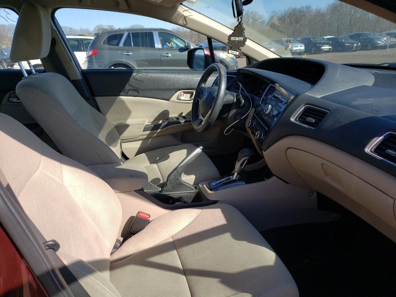 Photo 5 from auction – 2013 HONDA CIVIC LX with VIN 19XFB2F54DE262622