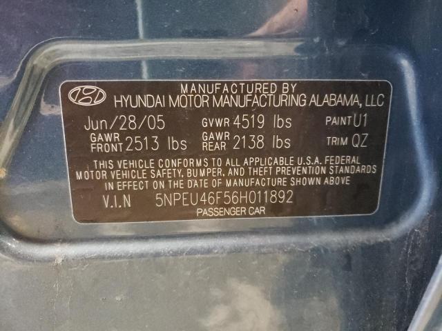 Photo 10 from auction – 2006 HYUNDAI SONATA GLS with VIN 5NPEU46F56H011892