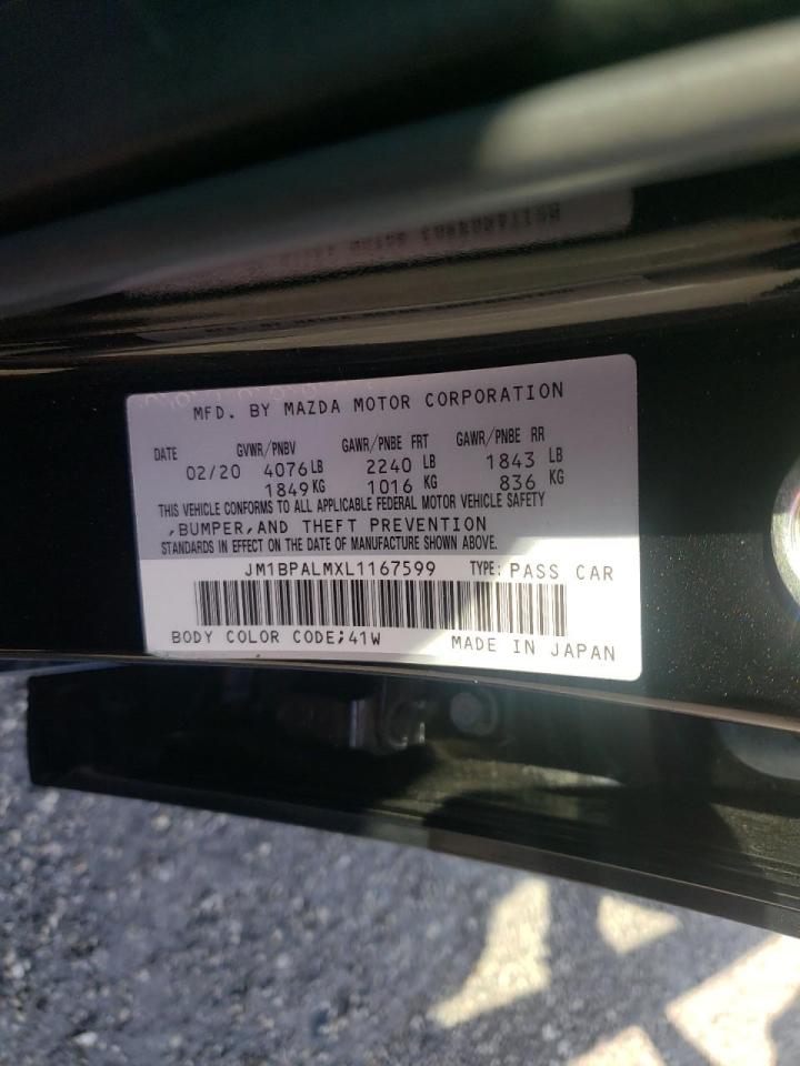 Photo 10 from auction – 2020 MAZDA 3 with VIN JM1BPALMXL1167599