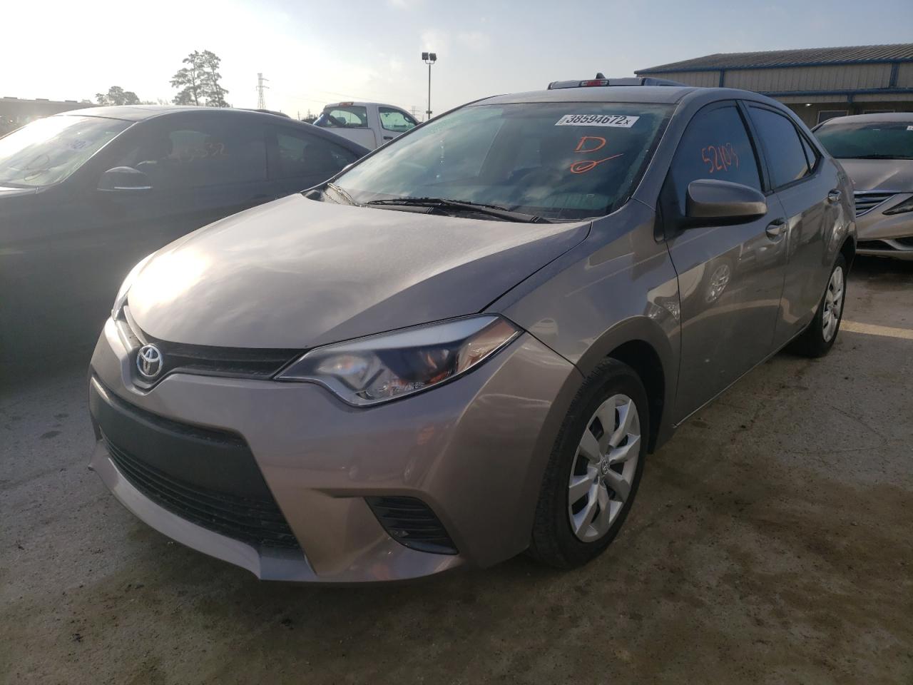 Photo 2 from auction – 2016 TOYOTA COROLLA L with VIN 2T1BURHE9GC575649