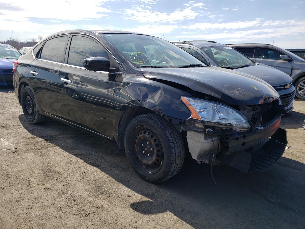 NISSAN SENTRA S 2014 with VIN 1N4AB7AP8EN851997 - Photo from auction