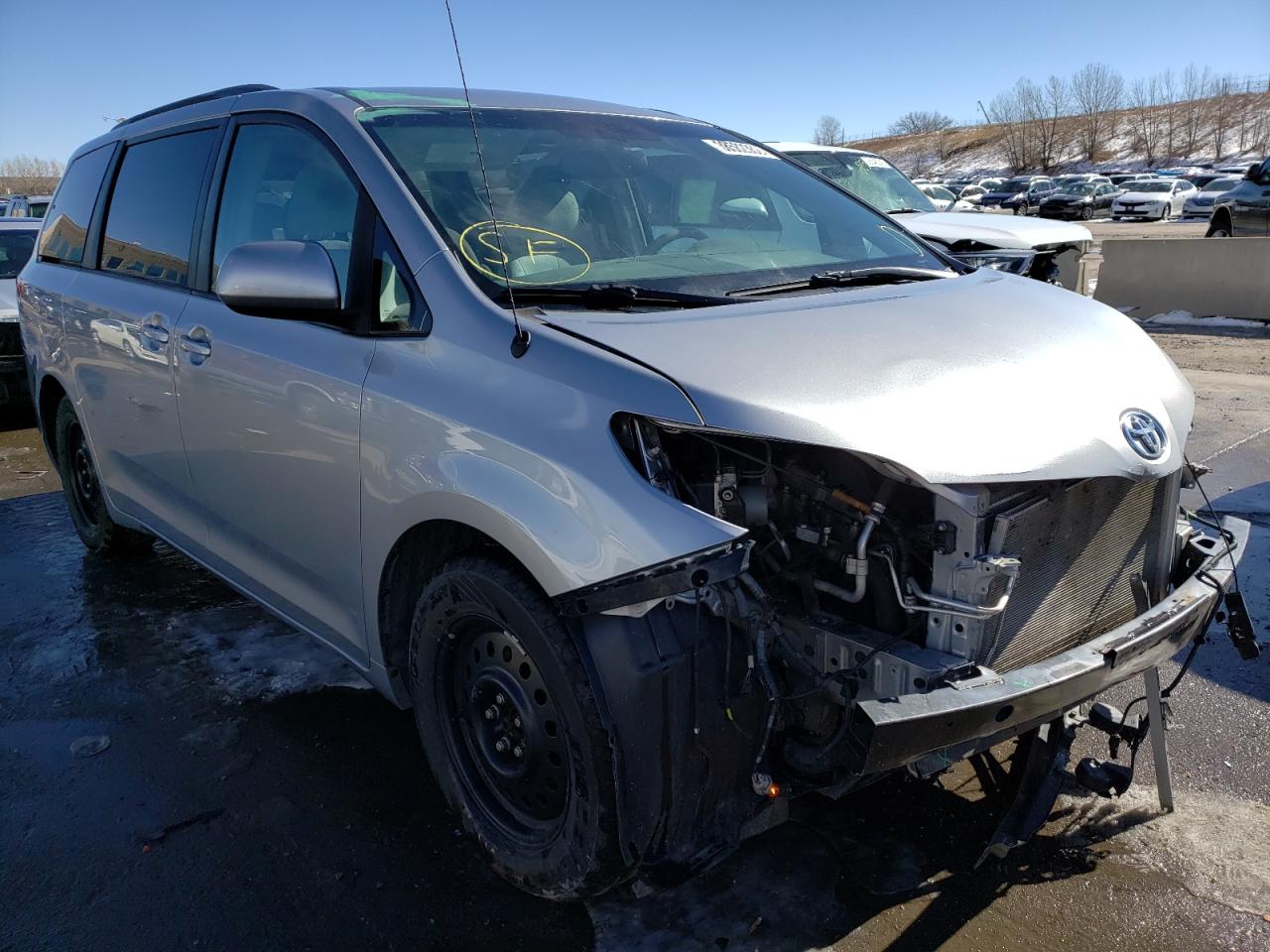 TOYOTA SIENNA LE 2013 with VIN 5TDKK3DC9DS337214 - Photo from auction