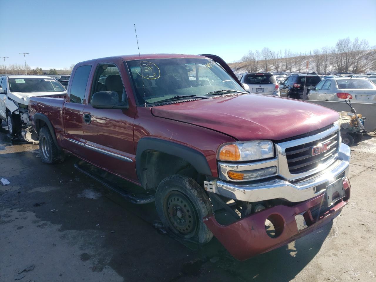 GMC NEW SIERRA 2004 with VIN 2GTEK19T041287241 - Photo from auction