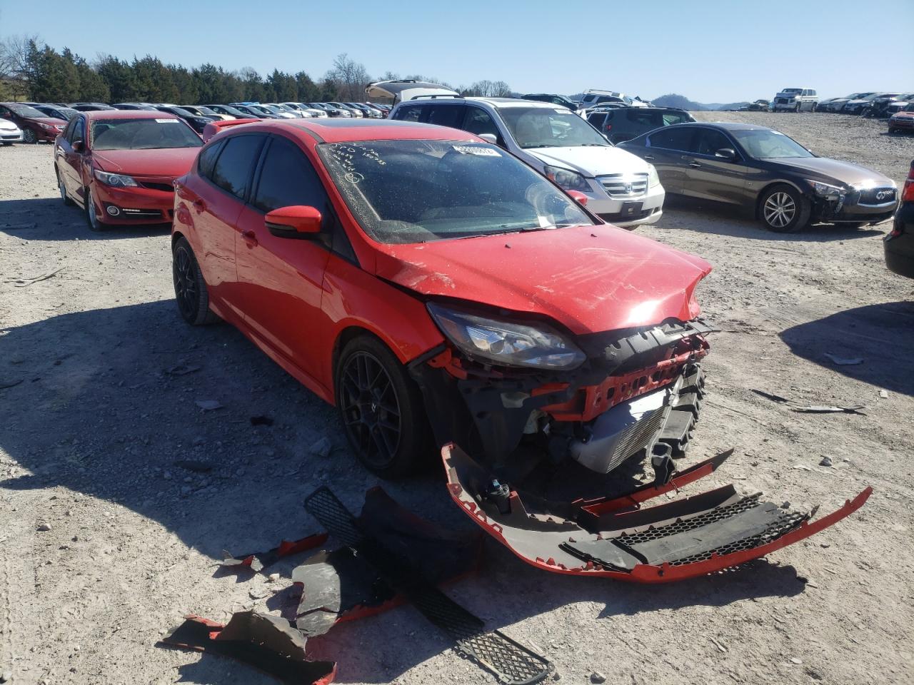 FORD FOCUS ST 2013 with VIN 1FADP3L92DL249659 - Photo from auction