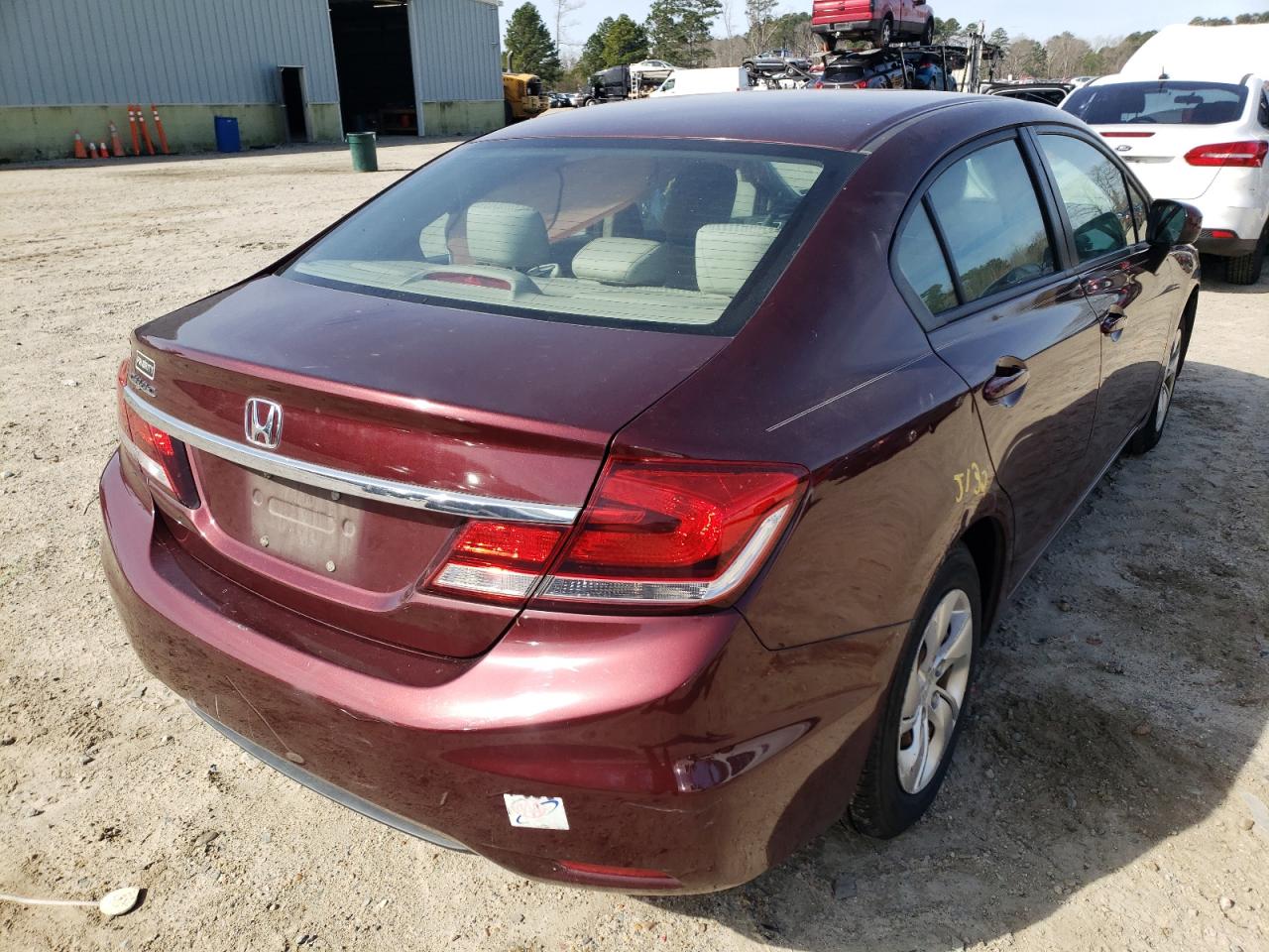 Photo 4 from auction – 2015 HONDA CIVIC LX with VIN 19XFB2F5XFE039245