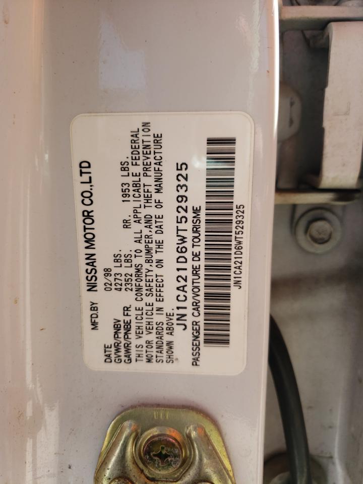 Photo 10 from auction – 1998 NISSAN MAXIMA GLE with VIN JN1CA21D6WT529325