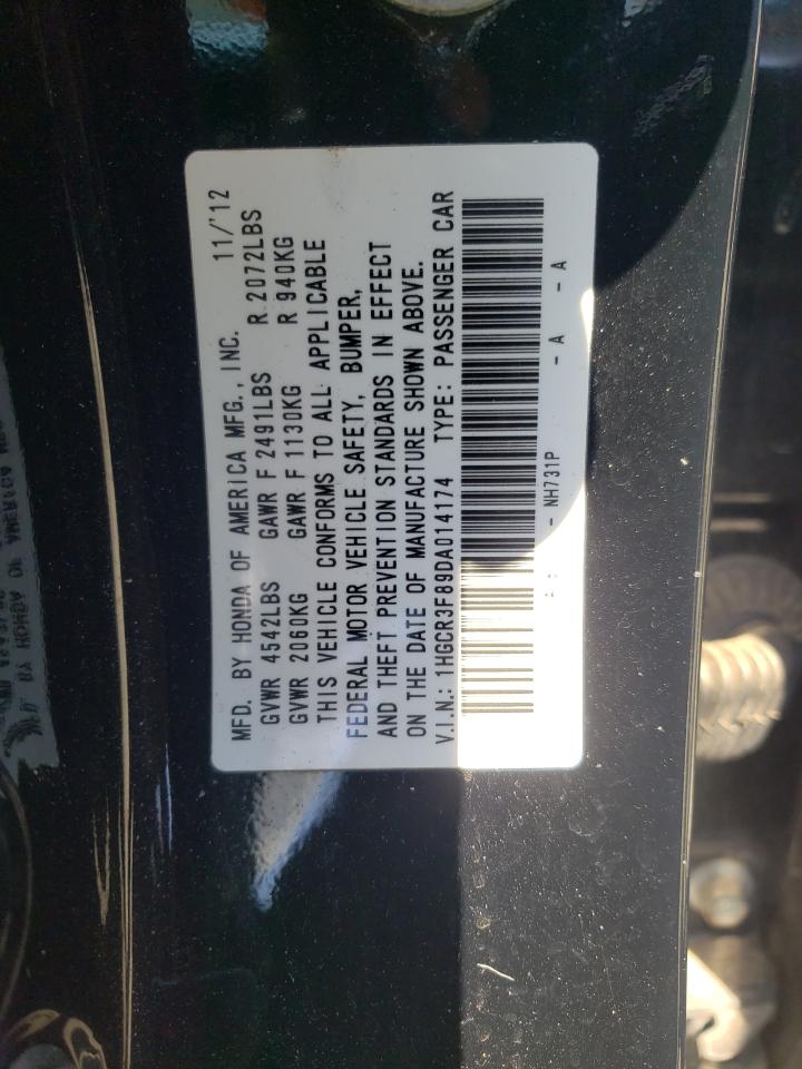 Photo 10 from auction – 2013 HONDA ACCORD EXL with VIN 1HGCR3F89DA014174