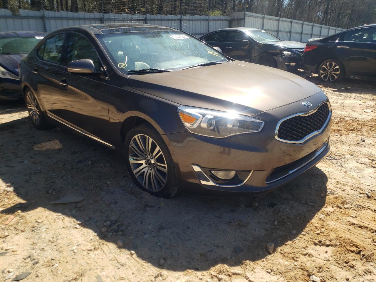 KIA CADENZA PR 2014 with VIN KNALN4D78E5163743 - Photo from auction