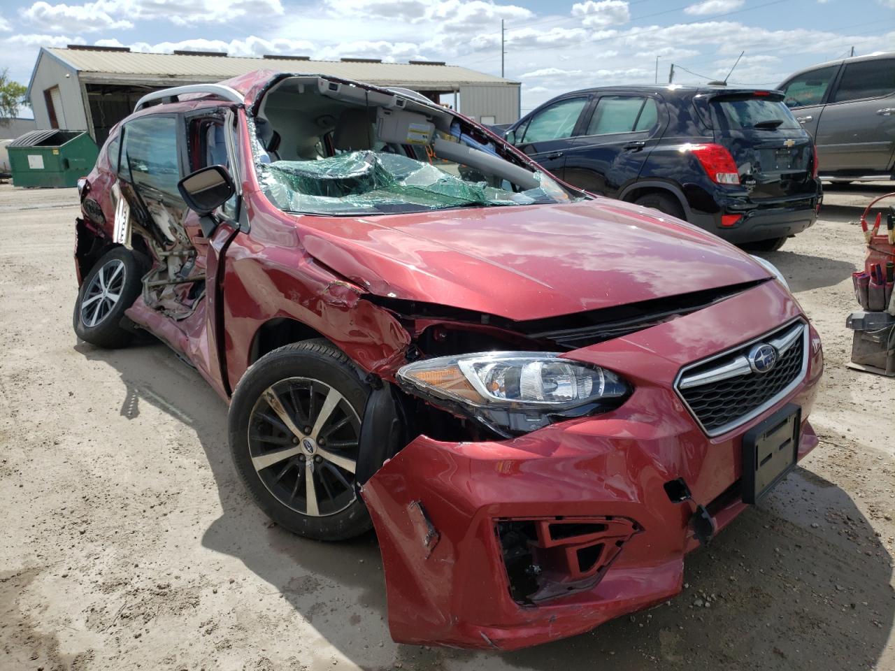 SUBARU IMPREZA PR 2019 with VIN 4S3GTAD60K3748582 - Photo from auction