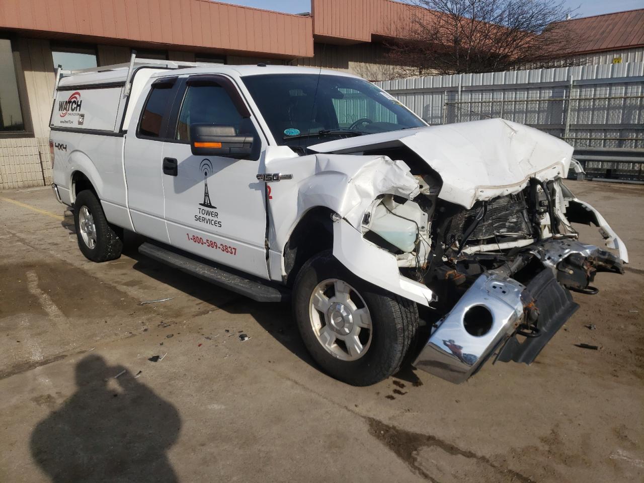FORD F150 SUPER 2012 with VIN 1FTEX1EM7CFB44603 - Photo from auction