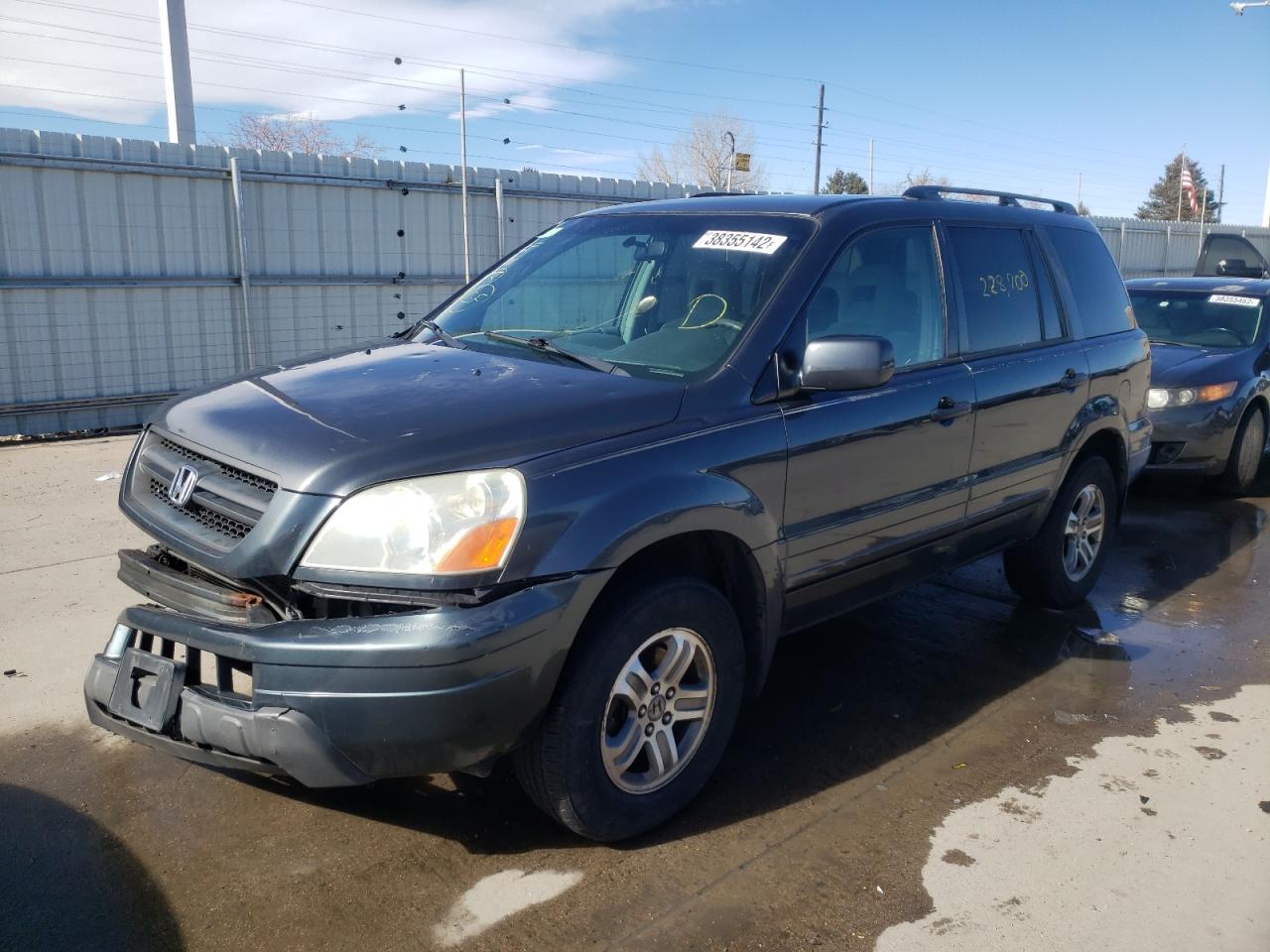 Photo 2 from auction – 2005 HONDA PILOT EX with VIN 2HKYF18445H530061