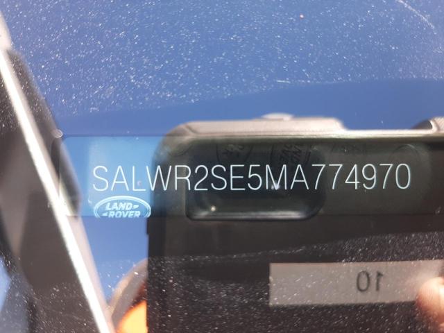 Photo 10 from auction – 2021 LAND ROVER RANGE ROVE with VIN SALWR2SE5MA774970