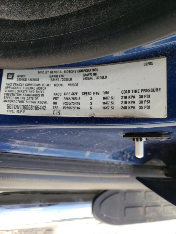Photo 10 from auction – 2006 HUMMER H3 with VIN 5GTDN136568165442