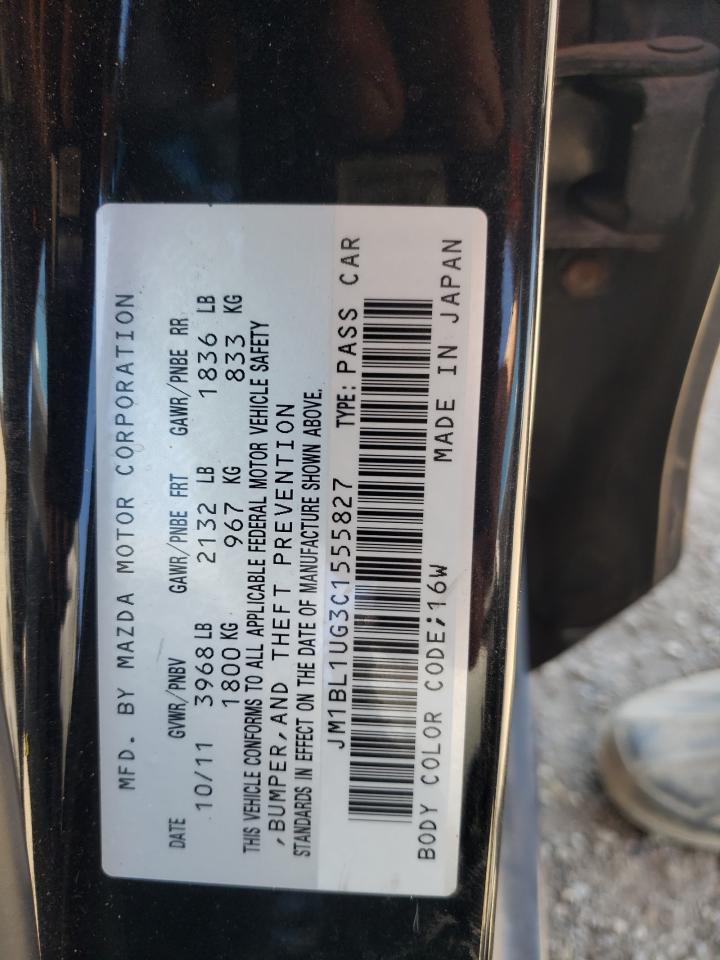 Photo 10 from auction – 2012 MAZDA 3 I with VIN JM1BL1UG3C1555827