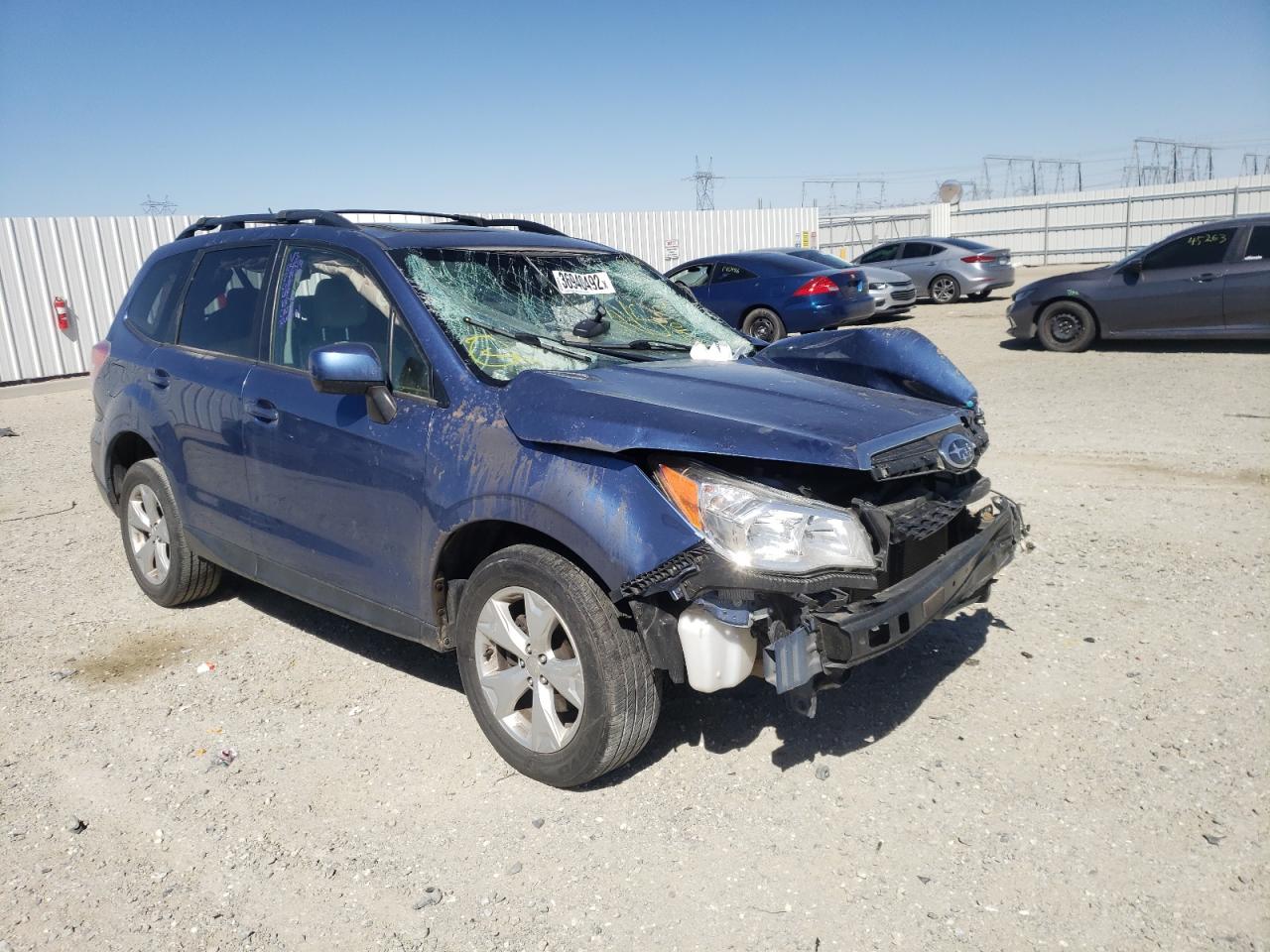 SUBARU FORESTER 2 2015 with VIN JF2SJADC6FH577773 - Photo from auction