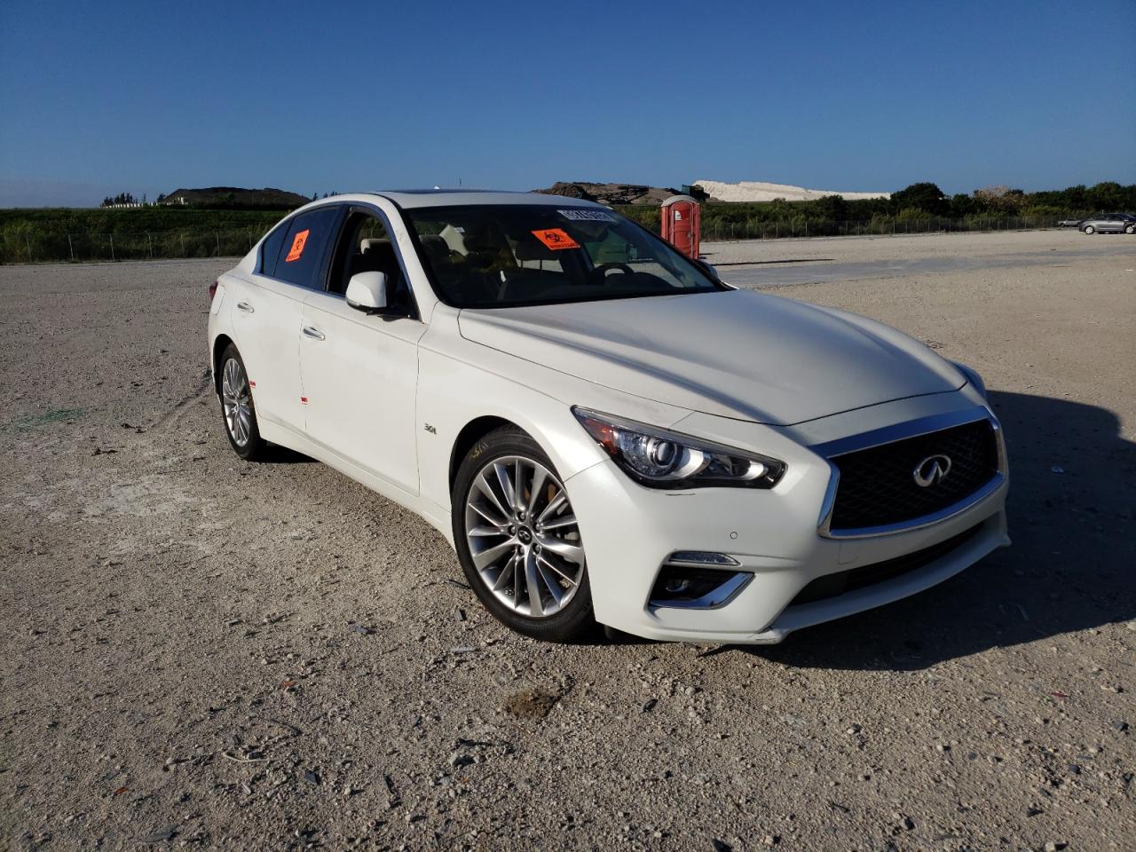 Photo 1 from auction – 2018 INFINITI Q50 LUXE with VIN JN1EV7AP1JM590251