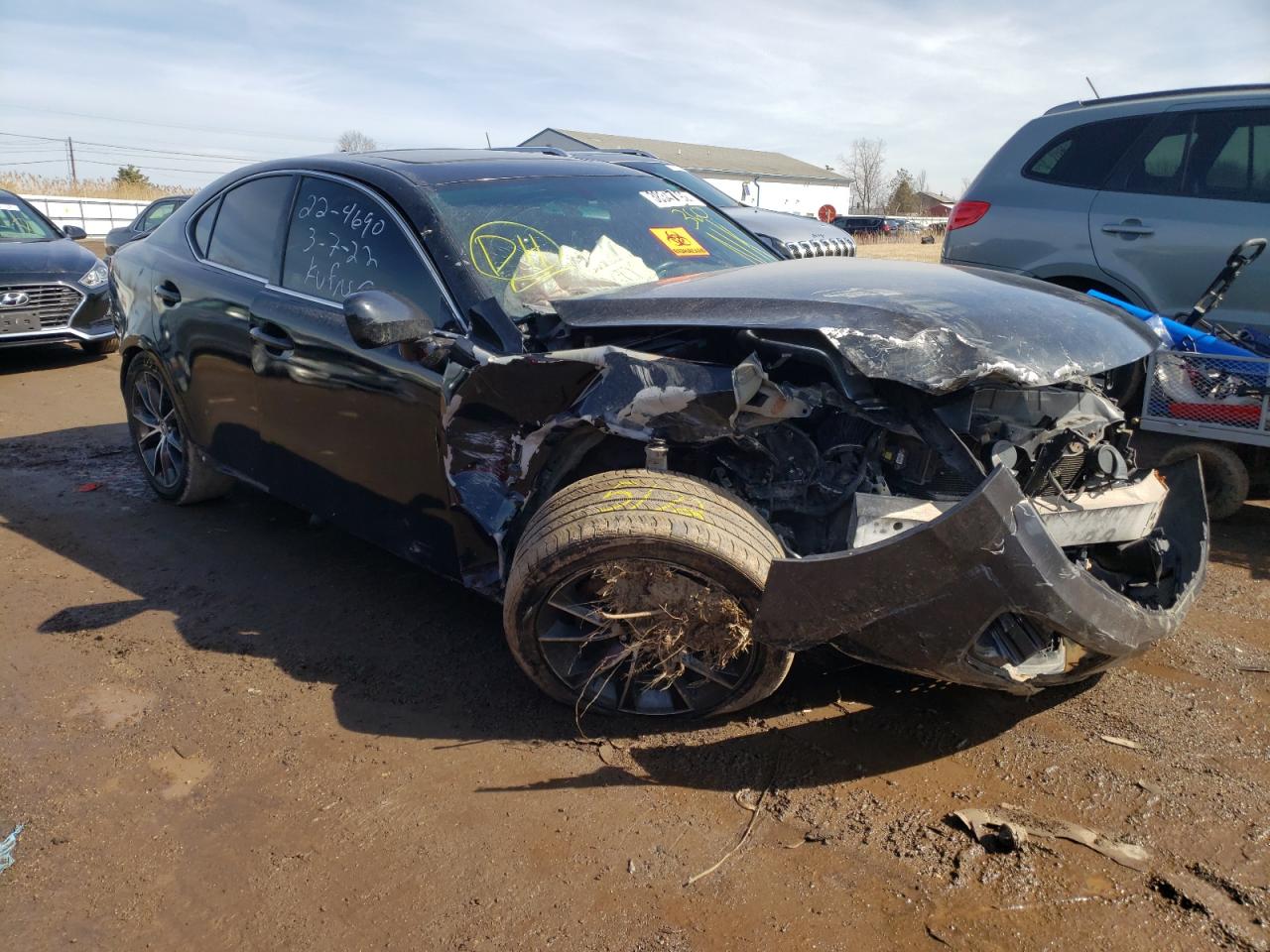 LEXUS IS 250 2007 with VIN JTHCK262472015464 - Photo from auction