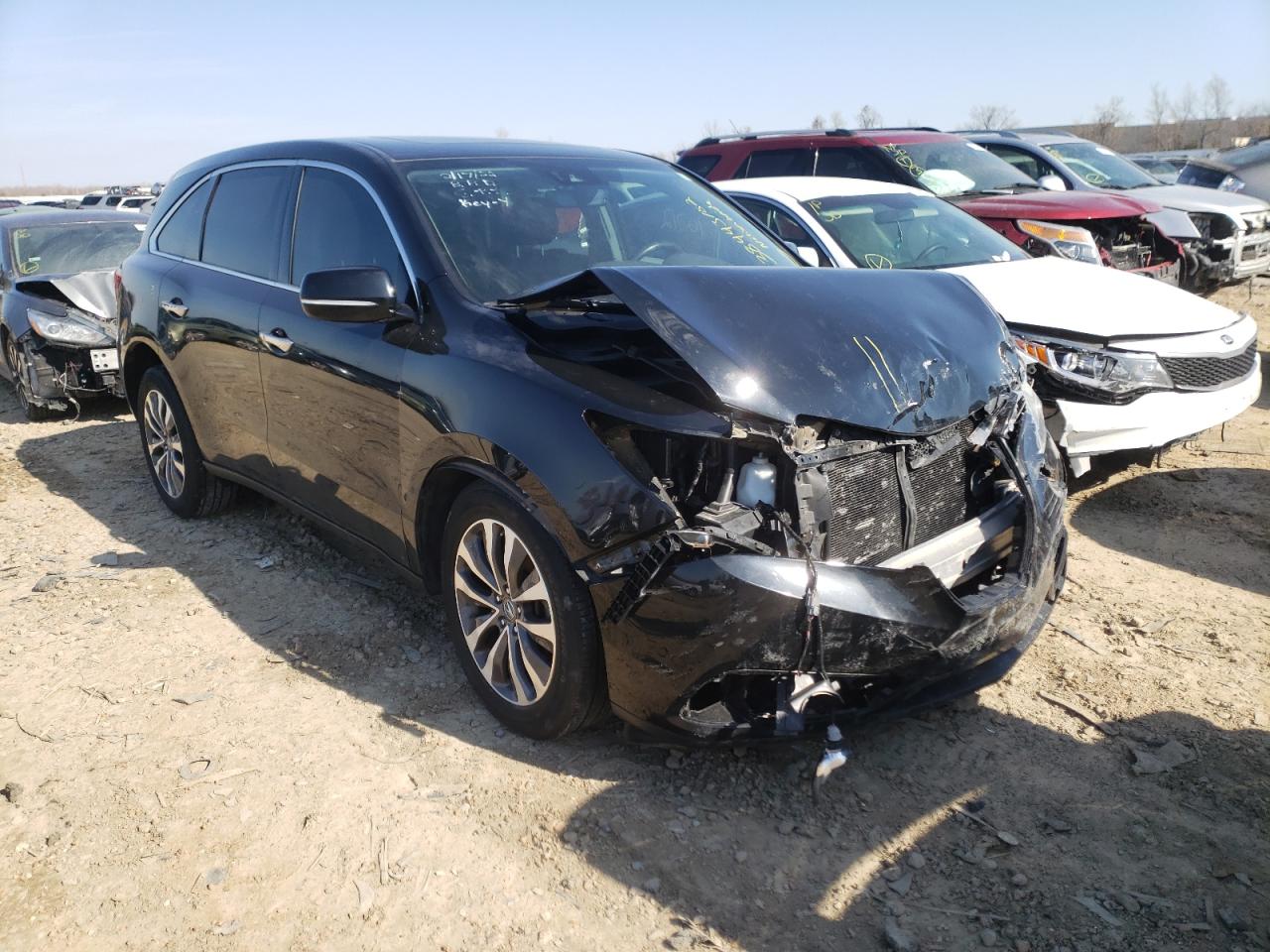 ACURA MDX TECHNO 2016 with VIN 5FRYD4H43GB051590 - Photo from auction