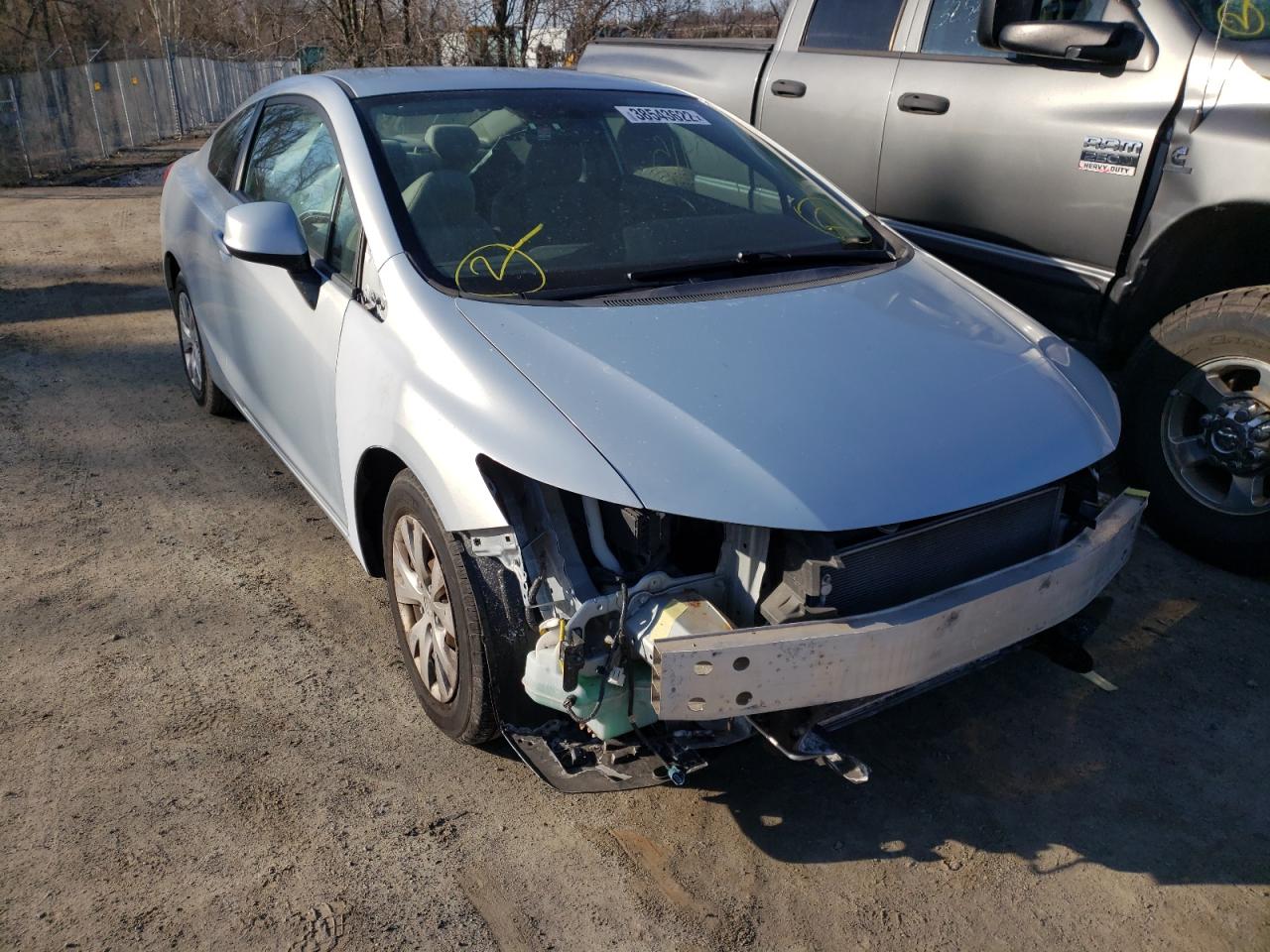 HONDA CIVIC LX 2012 with VIN 2HGFG3B50CH532737 - Photo from auction