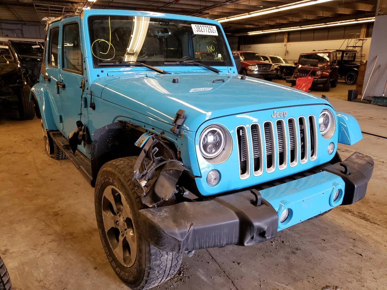 JEEP WRANGLER U 2017 with VIN 1C4BJWEG1HL693315 - Photo from auction