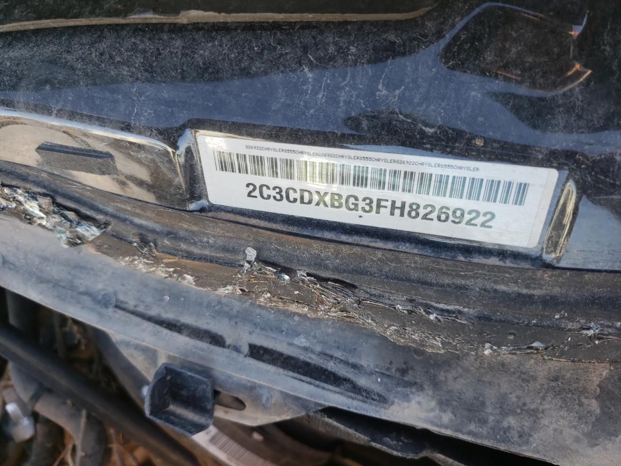 Photo 10 from auction – 2015 DODGE CHARGER SE with VIN 2C3CDXBG3FH826922