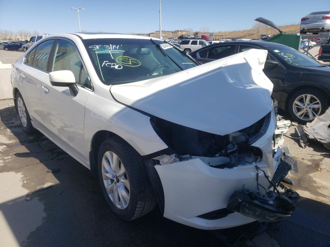 SUBARU LEGACY 2.5 2016 with VIN 4S3BNBE68G3019844 - Photo from auction