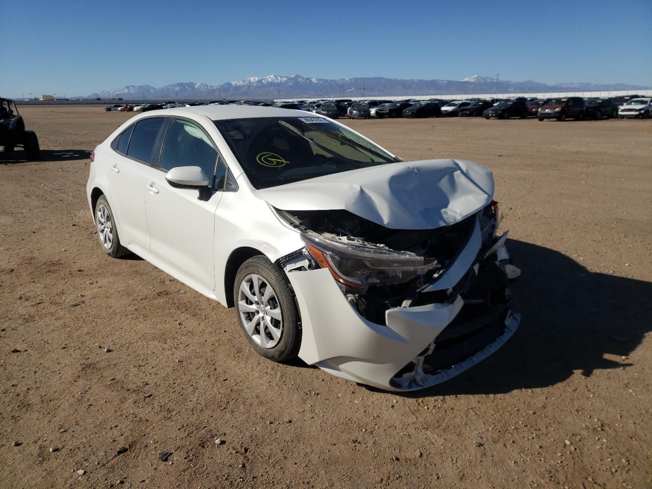 Photo 1 from auction – 2021 TOYOTA COROLLA LE with VIN JTDEPMAEXMJ140155
