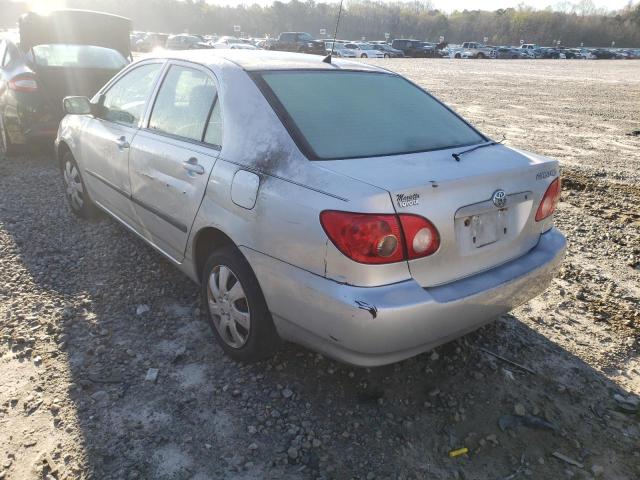 Photo 3 from auction – 2005 TOYOTA COROLLA CE with VIN JTDBR32E852063500