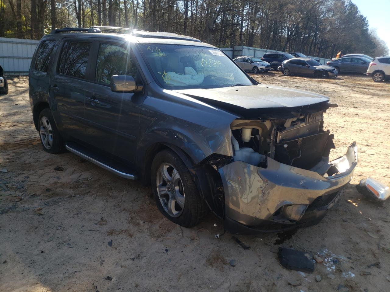 HONDA PILOT EXL 2013 with VIN 5FNYF3H50DB033963 - Photo from auction