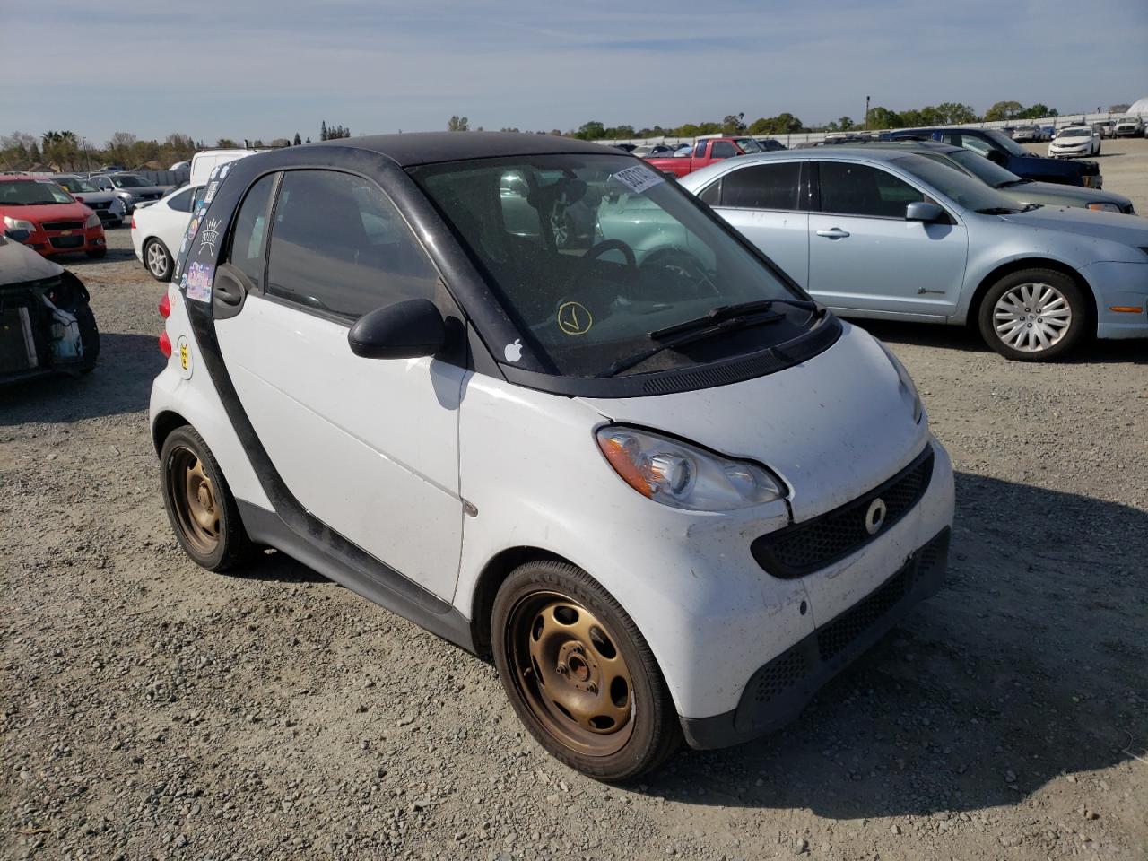 SMART FORTWO PUR 2013 with VIN WMEEJ3BA6DK668813 - Photo from auction