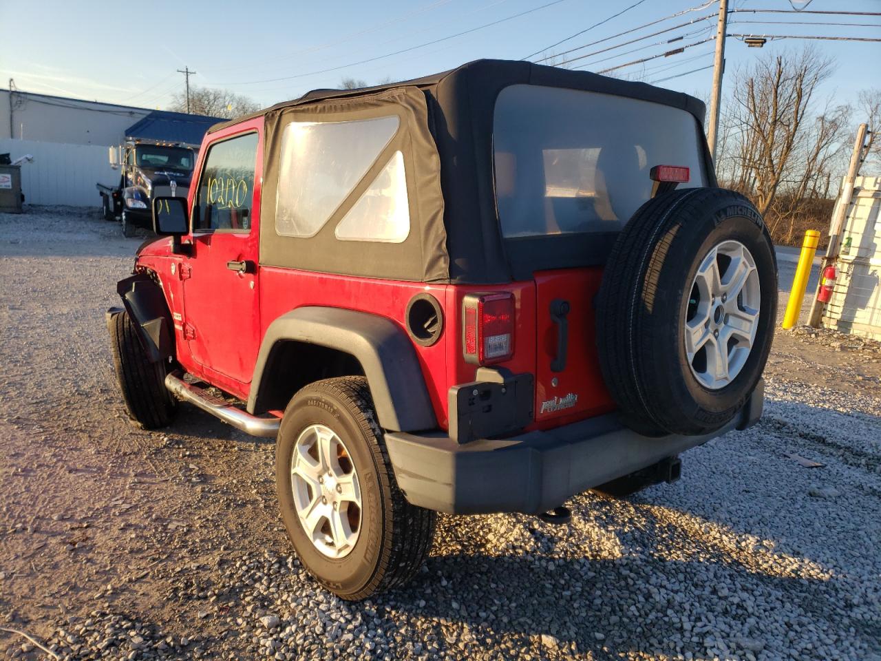 Photo 3 from auction – 2011 JEEP WRANGLER S with VIN 1J4AA2D12BL584798