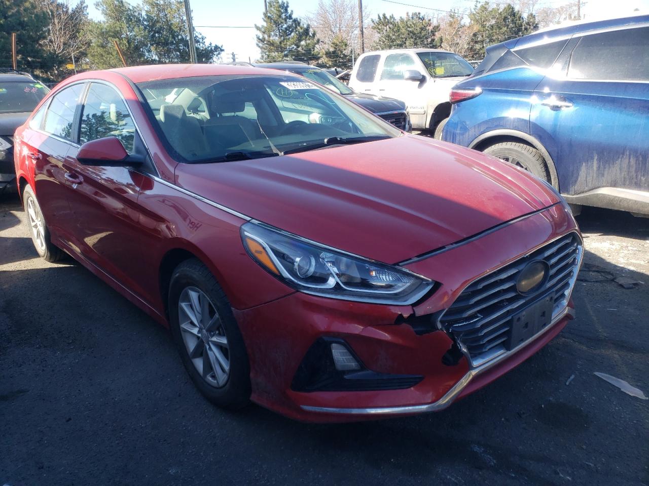 HYUNDAI SONATA SE 2019 with VIN 5NPE24AF5KH737386 - Photo from auction