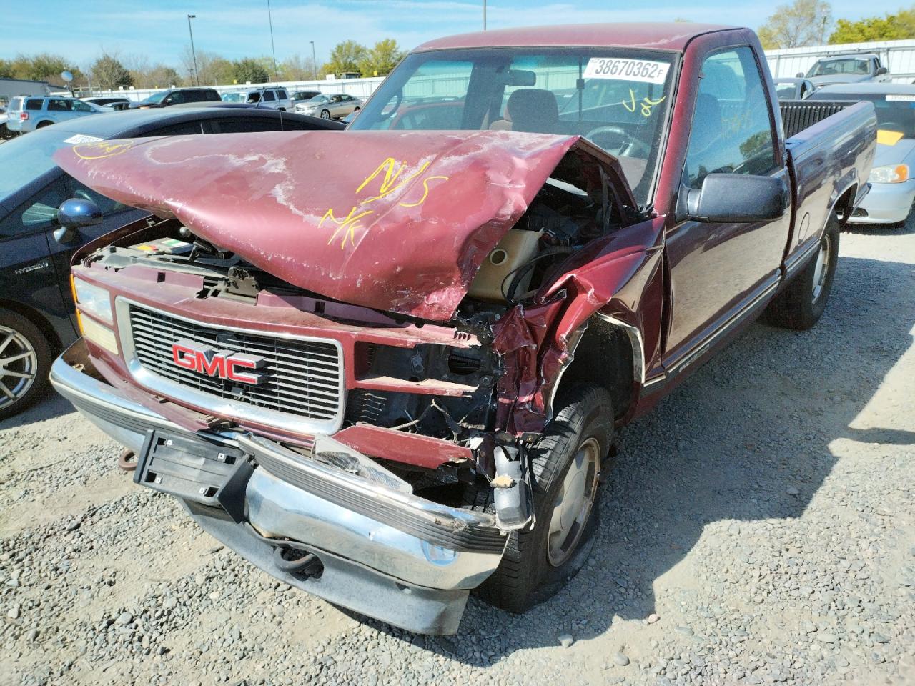 Photo 9 from auction – 1995 GMC SIERRA K15 with VIN 1GTEK14K4SZ556084