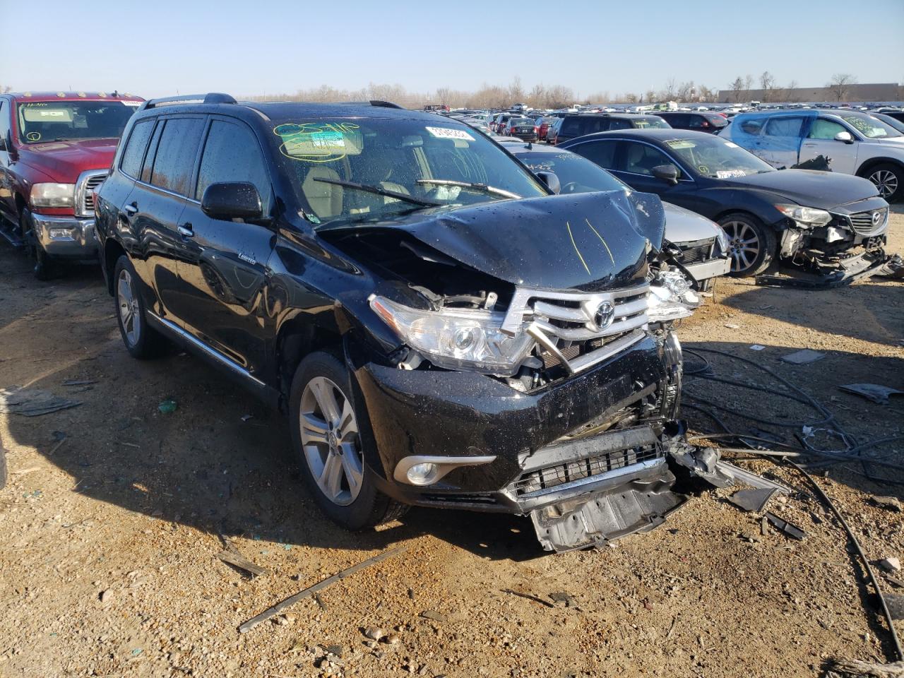 TOYOTA HIGHLANDER 2011 with VIN 5TDYK3EH2BS028816 - Photo from auction