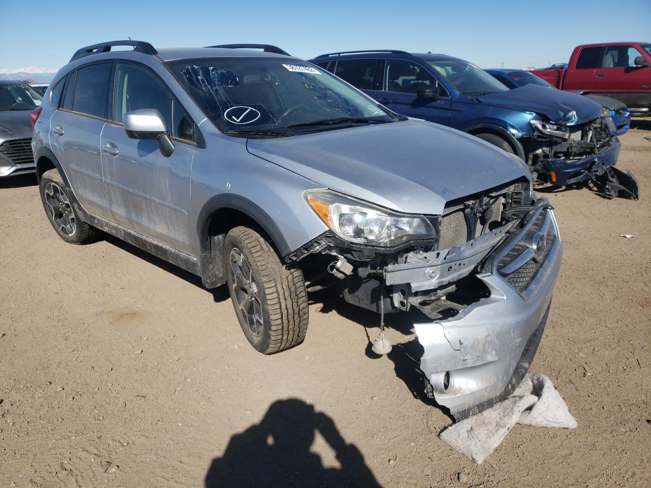 SUBARU XV CROSSTR 2013 with VIN JF2GPACC7DG875841 - Photo from auction