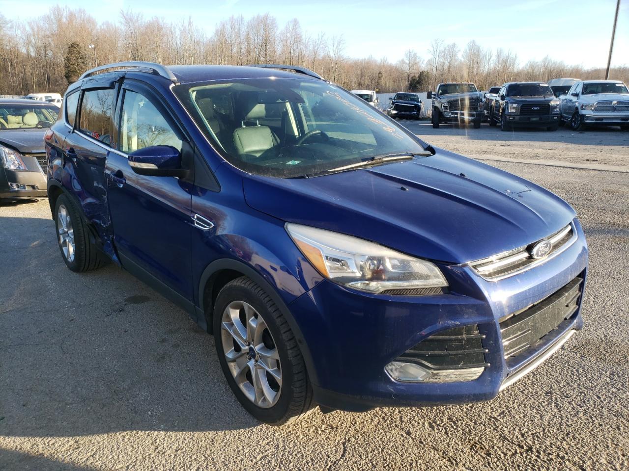 FORD ESCAPE TIT 2014 with VIN 1FMCU0JX2EUC29210 - Photo from auction