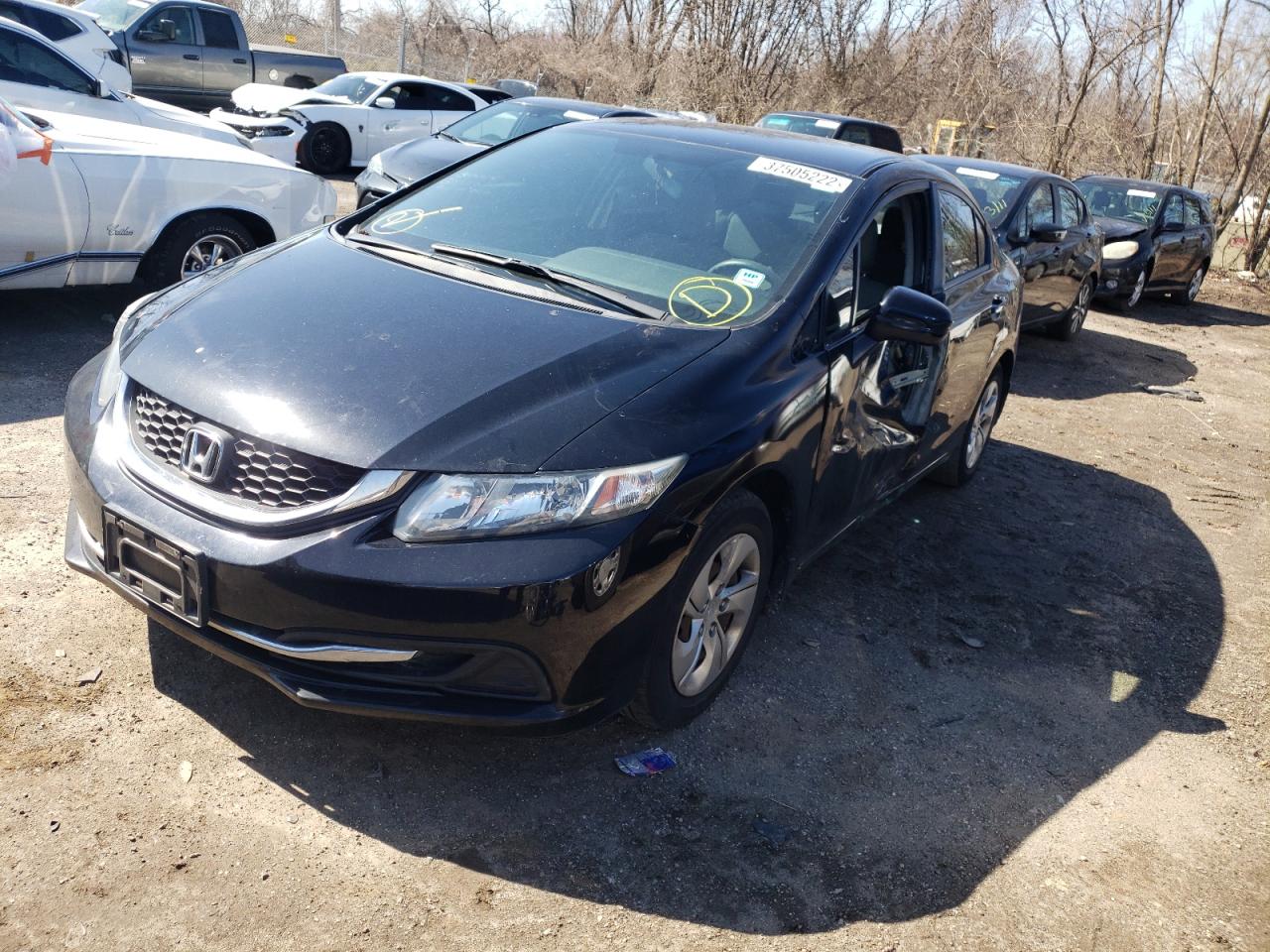 Photo 2 from auction – 2015 HONDA CIVIC LX with VIN 19XFB2F56FE118718