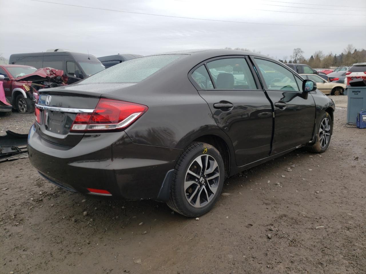 Photo 4 from auction – 2013 HONDA CIVIC EXL with VIN 19XFB2F91DE215261