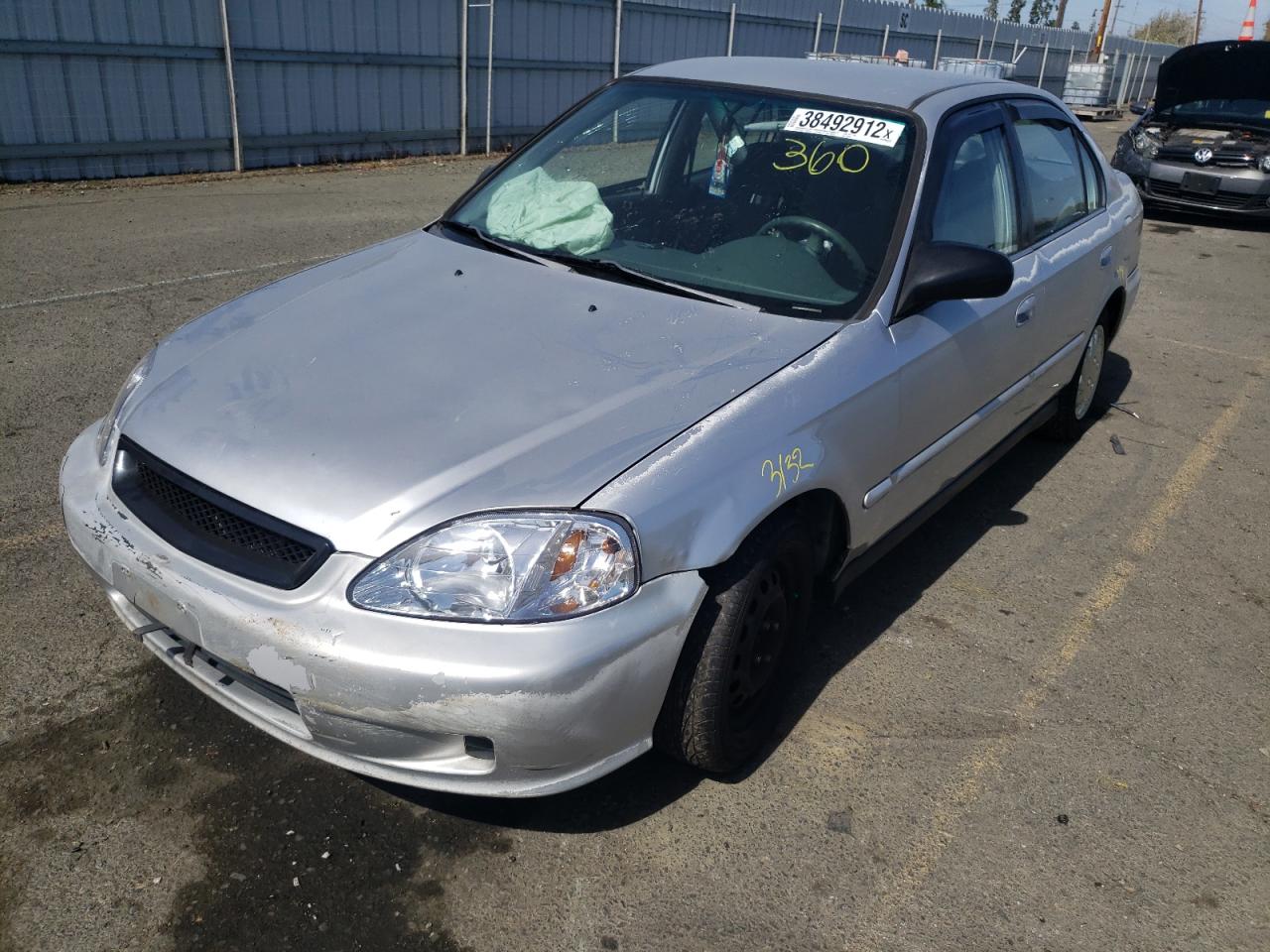 Photo 2 from auction – 2000 HONDA CIVIC BASE with VIN 2HGEJ6616YH598366