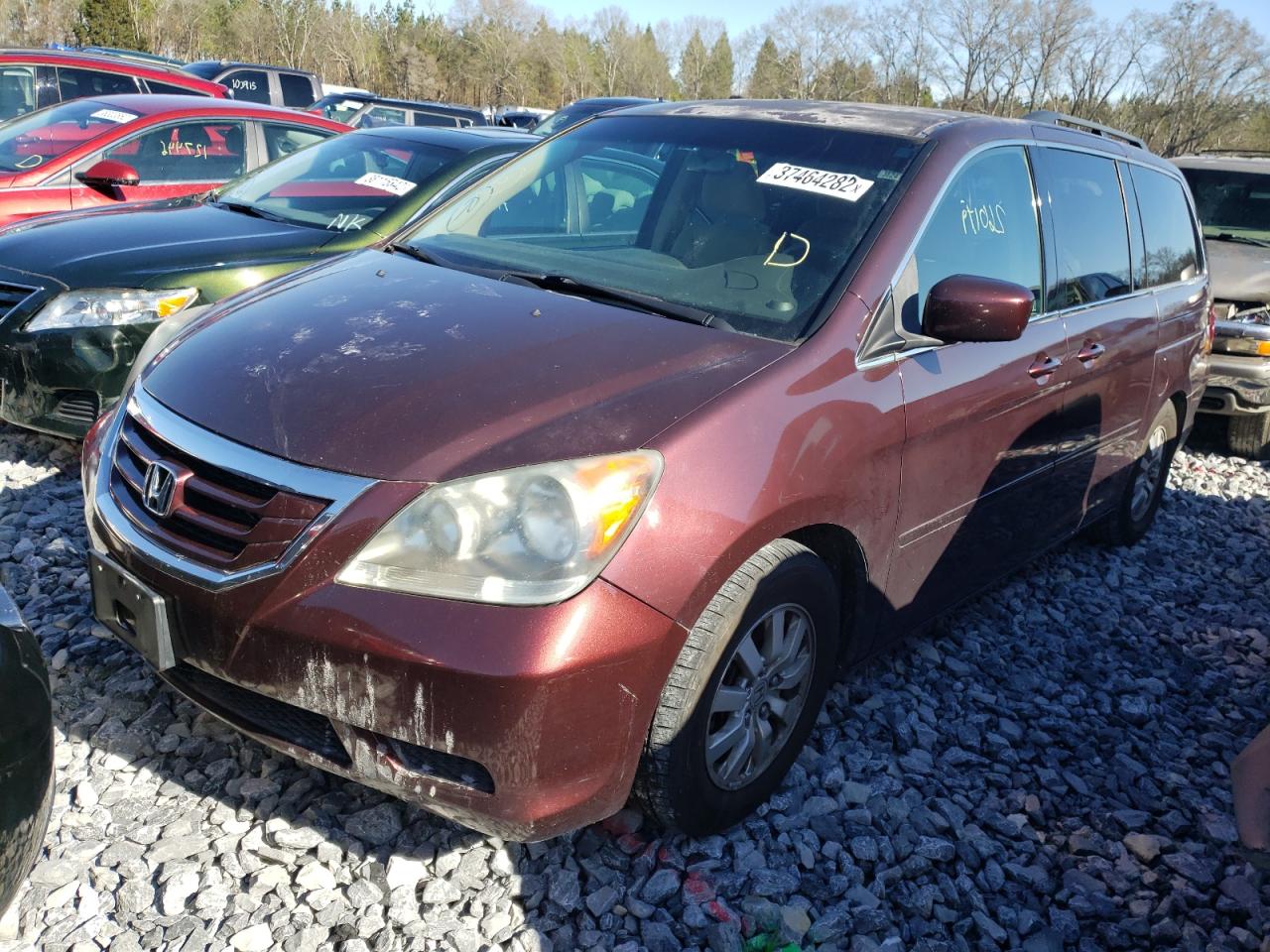 Photo 2 from auction – 2009 HONDA ODYSSEY EX with VIN 5FNRL38429B409221