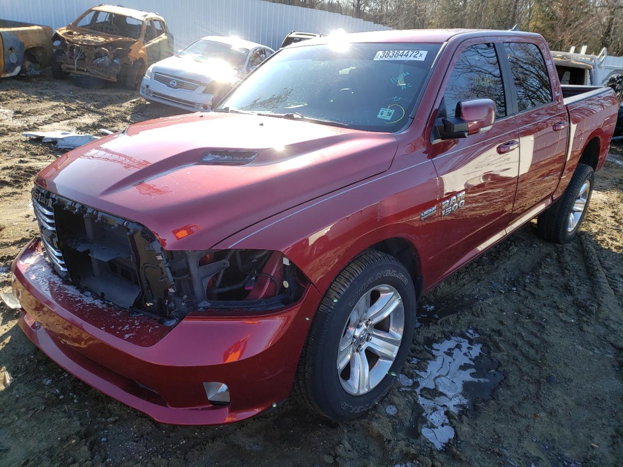 Photo 2 from auction – 2015 RAM 1500 SPORT with VIN 1C6RR7MT3FS684234