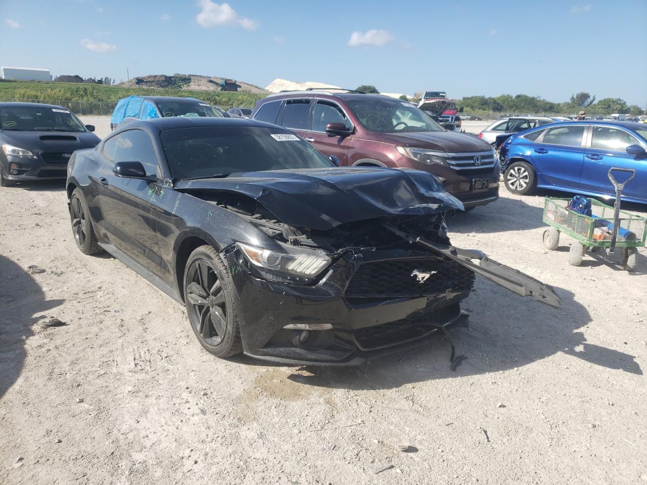 FORD MUSTANG 2015 with VIN 1FA6P8TH3F5304687 - Photo from auction