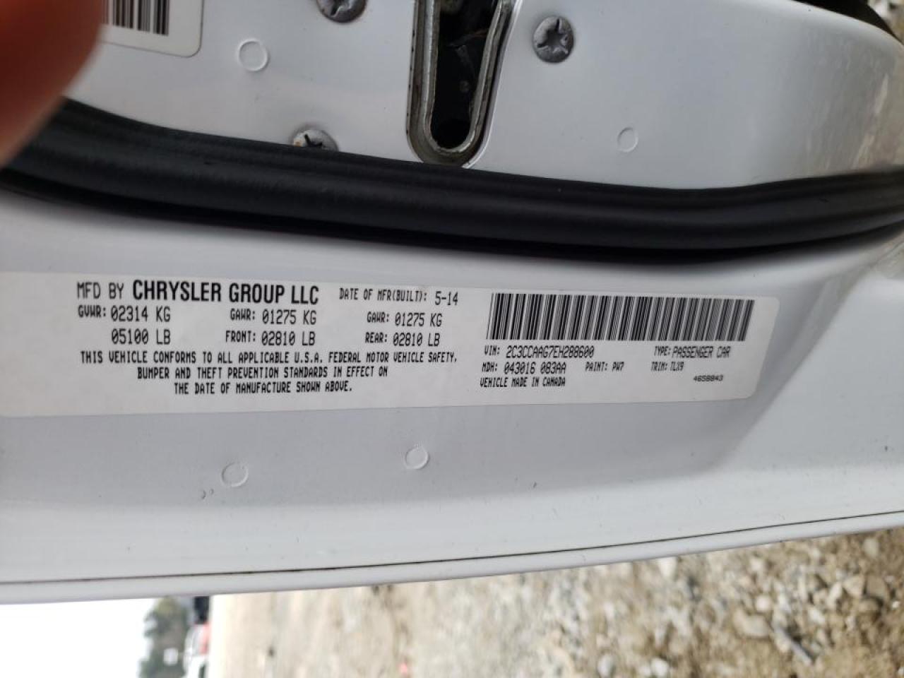 Photo 10 from auction – 2014 CHRYSLER 300 with VIN 2C3CCAAG7EH288600